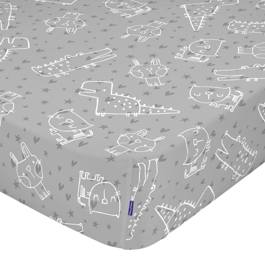 bundplastik HappyFriday MOSHI MOSHI Gr Multifarvet 70 x 140 x 14 cm dyr #1
