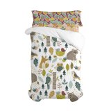 Monteret bundark HappyFriday Moshi Moshi Harvestwood Multifarvet 90 x 200 x 32 cm #6