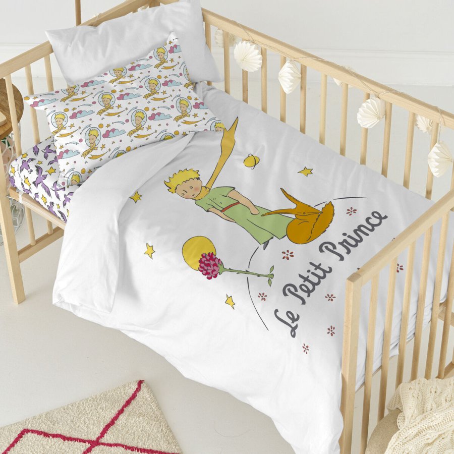 Dynebetrk st HappyFriday Le Petit Prince Ses Amis Multifarvet Vugge til baby 2 Dele #6