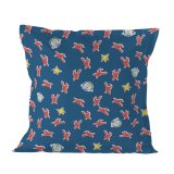 Pudebetrk HappyFriday Le Petit Prince Son avion Multifarvet 80 x 80 cm #1