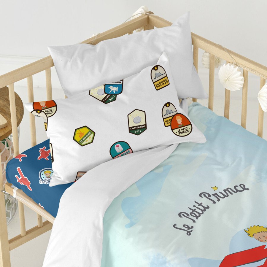 Dynebetrk st HappyFriday Le Petit Prince Son Avion Multifarvet Vugge til baby 2 Dele #11