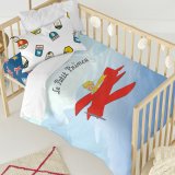 Dynebetrk st HappyFriday Le Petit Prince Son Avion Multifarvet Vugge til baby 2 Dele #6