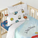 Dynebetrk st HappyFriday Le Petit Prince Son Avion Multifarvet Vugge til baby 2 Dele #11