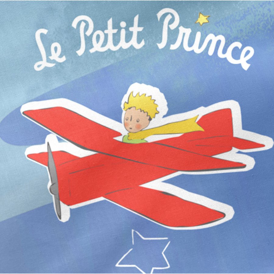 Barnesengbeskytter HappyFriday Le Petit Prince Son avion Multifarvet 210 x 40 cm #4