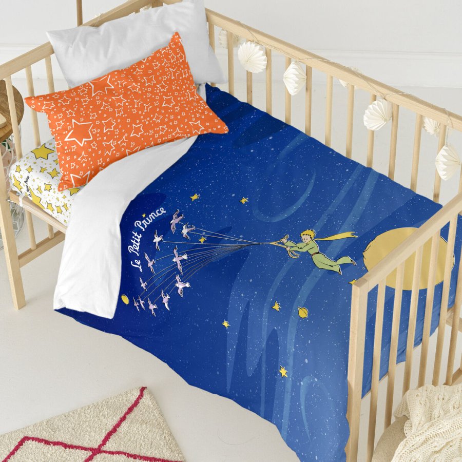 Dynebetrk st HappyFriday Le Petit Prince Migration Multifarvet Vugge til baby 2 Dele #6