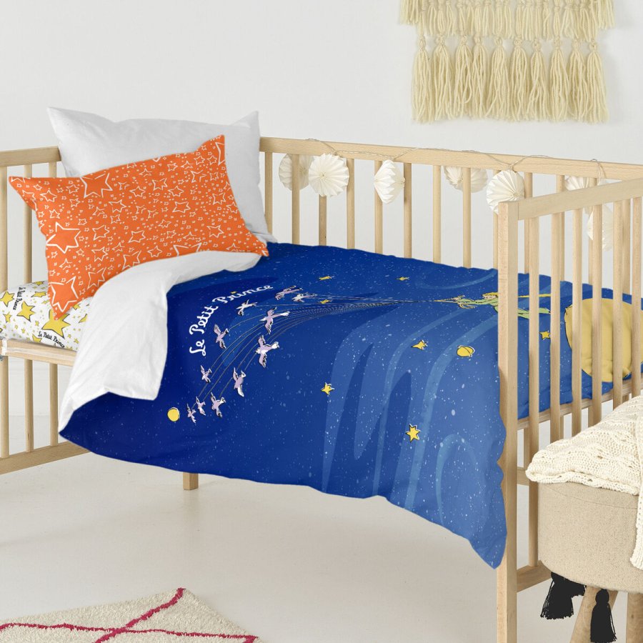 Dynebetrk st HappyFriday Le Petit Prince Migration Multifarvet Vugge til baby 2 Dele #16
