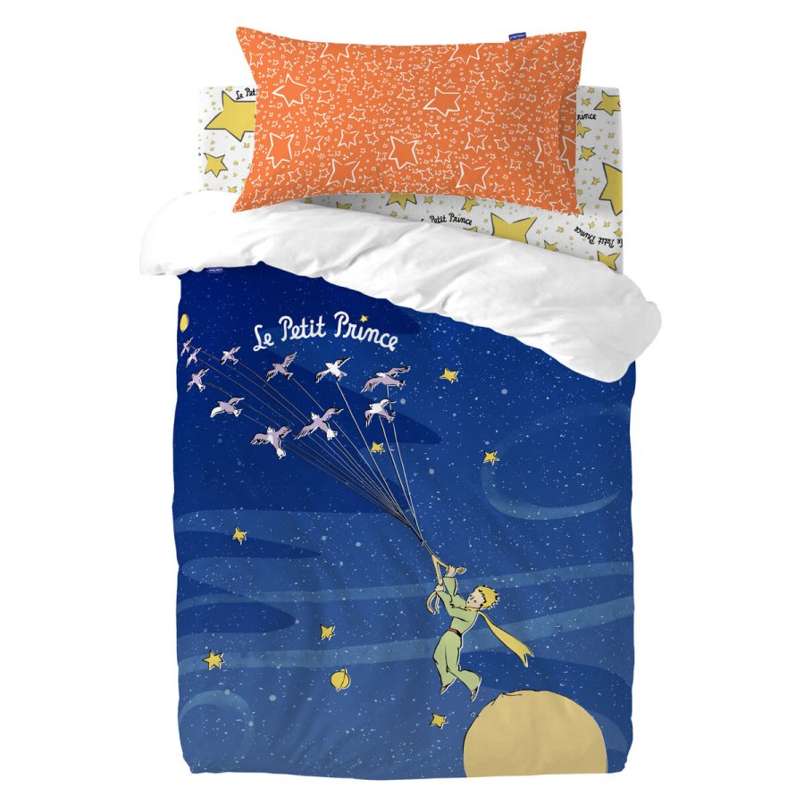 Dynebetrk st HappyFriday Le Petit Prince Migration Multifarvet Vugge til baby 2 Dele #1