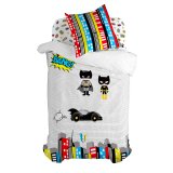 Dynebetrk st HappyFriday Mr Fox Bat Multifarvet Seng 80 2 Dele #1
