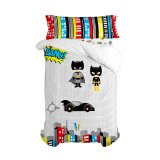 Dynebetrk st HappyFriday Mr Fox Bat Multifarvet Seng 80/90 2 Dele #1