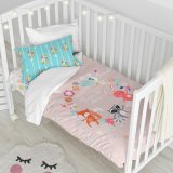 Dynebetrk st HappyFriday Moshi Moshi Fantasy Multifarvet Vugge til baby 2 Dele #6