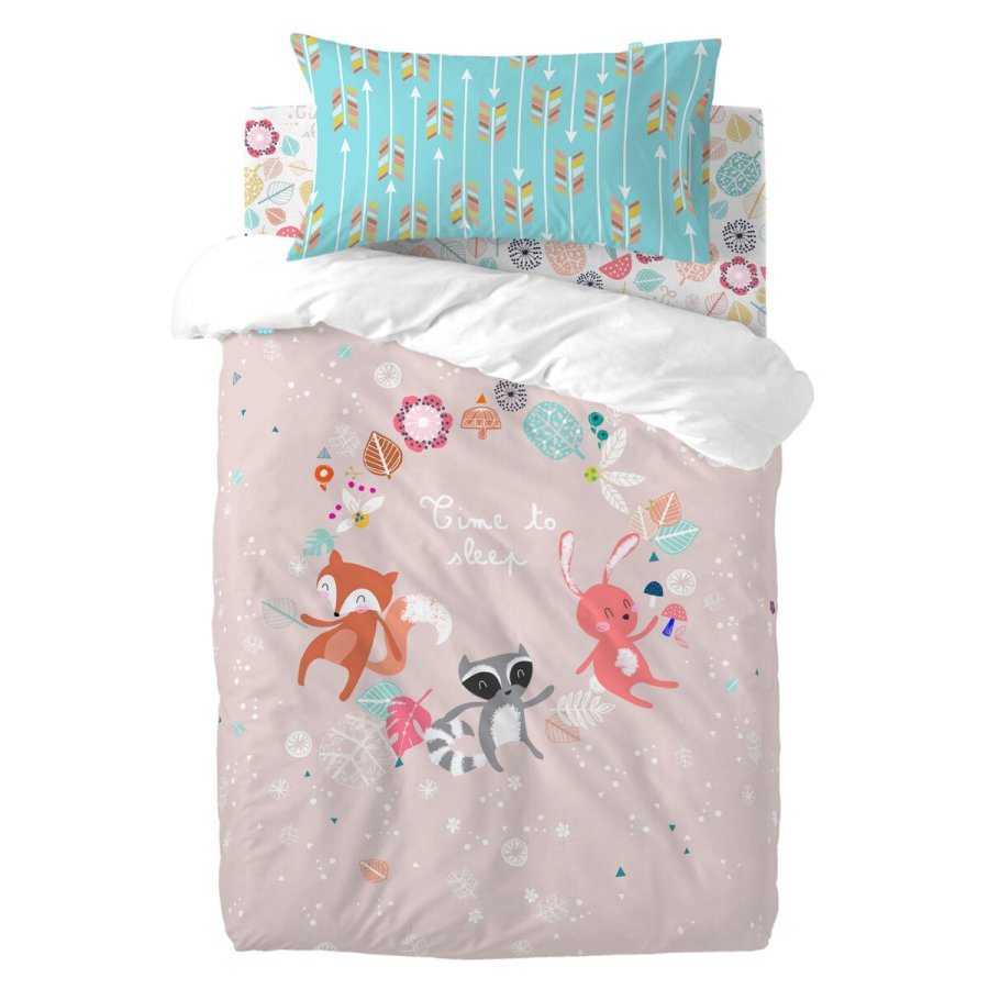 Dynebetrk st HappyFriday Moshi Moshi Fantasy Multifarvet Vugge til baby 2 Dele #1