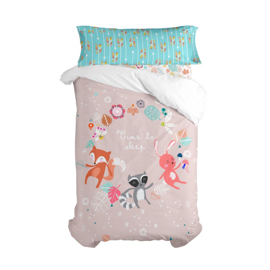 Dynebetrk st HappyFriday Moshi Moshi Fantasy Multifarvet Seng 80/90 2 Dele #1