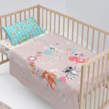 Sengetj st HappyFriday Moshi Moshi Fantasy Multifarvet Vugge til baby 2 Dele #2