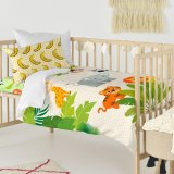 Dynebetrk st HappyFriday Mr Fox Wild Multifarvet Vugge til baby 2 Dele #11