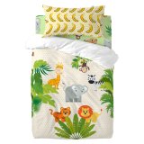 Dynebetrk st HappyFriday Mr Fox Wild Multifarvet Vugge til baby 2 Dele #26