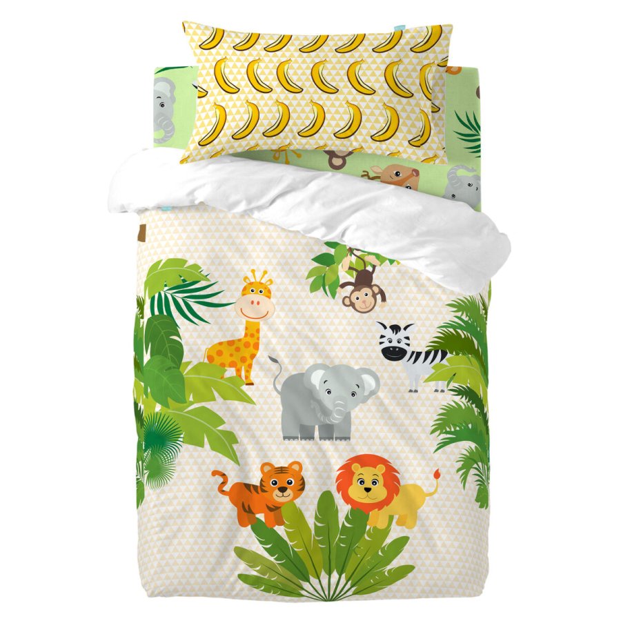 Dynebetrk st HappyFriday Mr Fox Wild Multifarvet Vugge til baby 2 Dele #26