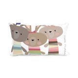 Pudebetrk HappyFriday Moshi Moshi Rabbit Family Multifarvet 50 x 30 cm #1