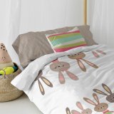 Pudebetrk HappyFriday Moshi Moshi Rabbit Family Multifarvet 50 x 30 cm #6