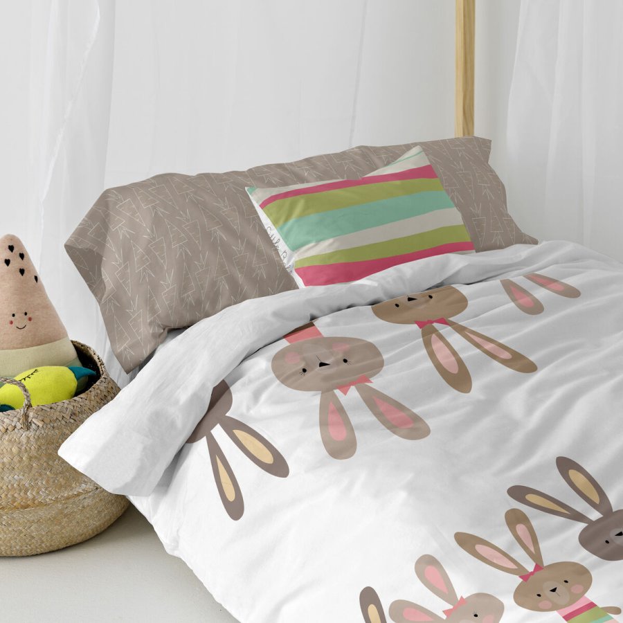 Pudebetrk HappyFriday Moshi Moshi Rabbit Family Multifarvet 50 x 30 cm #6