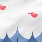 Barnesengbeskytter HappyFriday Moshi moshi Whale Multifarvet 210 x 40 cm #4