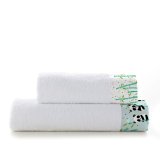 Hndkldest HappyFriday Moshi Moshi Panda Garden Blue Bl 2 Dele #11
