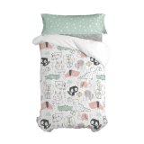 Dynebetrk st HappyFriday Moshi Moshi Best Buddies Multifarvet Seng 105 2 Dele #1