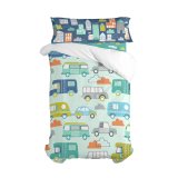 Dynebetrk st HappyFriday Moshi Moshi Holidays Multifarvet Seng 105 2 Dele #1