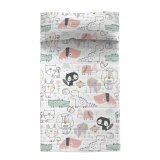 Sengetppe (vattppe) HappyFriday Moshi Moshi Multifarvet 200 x 260 cm dyr #1