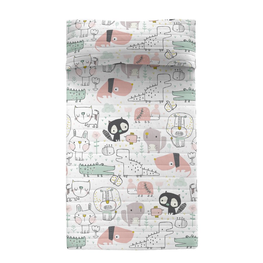 Sengetppe (vattppe) HappyFriday Moshi Moshi Multifarvet 200 x 260 cm dyr #1