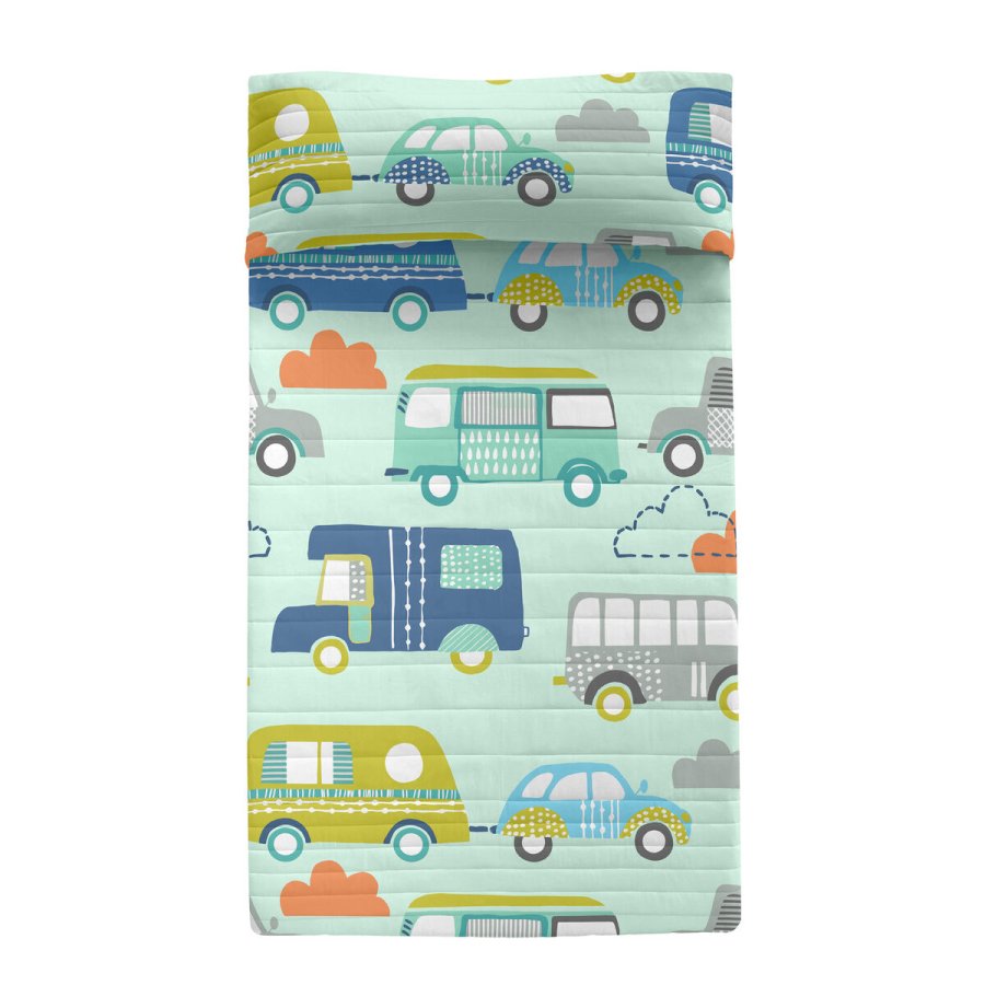 Sengetppe (vattppe) HappyFriday Moshi Moshi Multifarvet 200 x 260 cm Kretjer #1