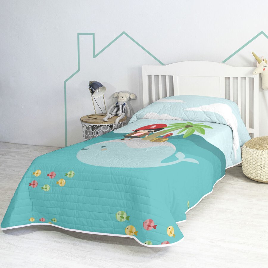 Sengetppe (vattppe) HappyFriday Happynois Multifarvet 200 x 260 cm Pirat #2