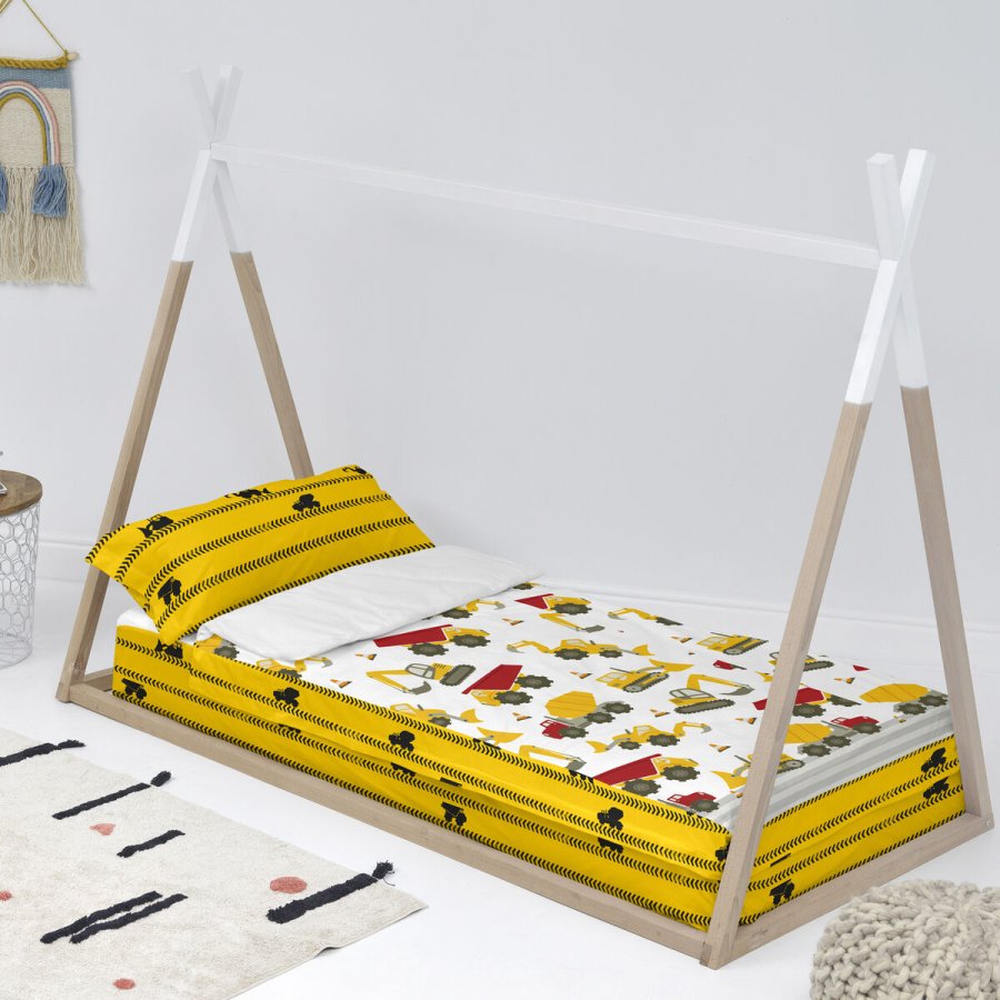 Vatteret sengetj med lynls HappyFriday Mr Fox Machinery Multifarvet 105 x 200 cm #2