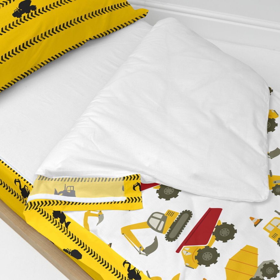 Vatteret sengetj med lynls HappyFriday Mr Fox Machinery Multifarvet 105 x 200 cm #3