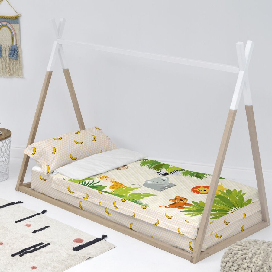 Vatteret sengetj med lynls HappyFriday Mr Fox Wild Multifarvet 105 x 200 cm #2