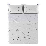 Toplagen HappyFriday Blanc Constellation Multifarvet 180 x 270 cm (Stjerner) #1