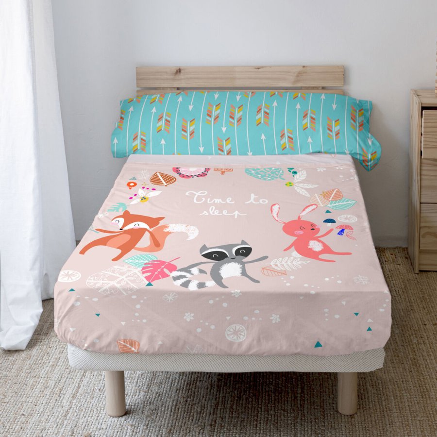 Sengetj st HappyFriday Moshi Moshi Fantasy Multifarvet Seng 105 2 Dele #2