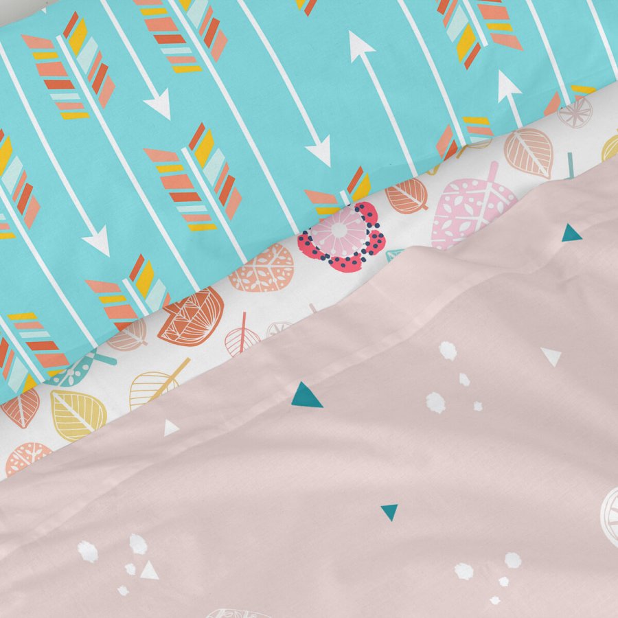 Sengetj st HappyFriday Moshi Moshi Fantasy Multifarvet Seng 105 2 Dele #4