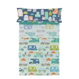Sengetj st HappyFriday Moshi Moshi Holidays  Multifarvet Seng 105 2 Dele #1