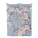 Toplagen HappyFriday Soft bouquet Multifarvet 180 x 270 cm #2