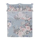 Toplagen HappyFriday Soft bouquet Multifarvet 180 x 270 cm #1