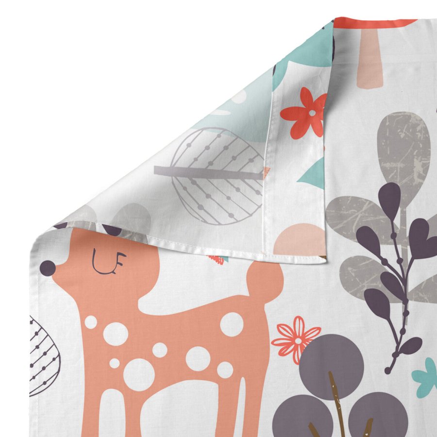 Sengetj st HappyFriday Moshi Moshi Woodland Multifarvet Seng 105 2 Dele #3
