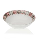 Salatskl Versa Rdbrun Porceln #1