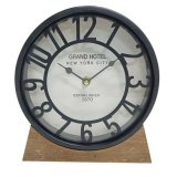 Namizna ura Versa Sort Tr MDF (20 x 20 x 6 cm) ( 20 cm) #5