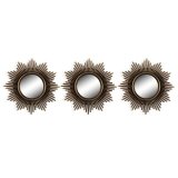 St med Spejle Versa 25 x 25 cm Multifarvet Vg (3 Dele) (3 enheder) (3 pcs) #1