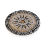 Dkkeserviet Cirkulr Mosaik Kork Keramik (20 x 20 cm) #1