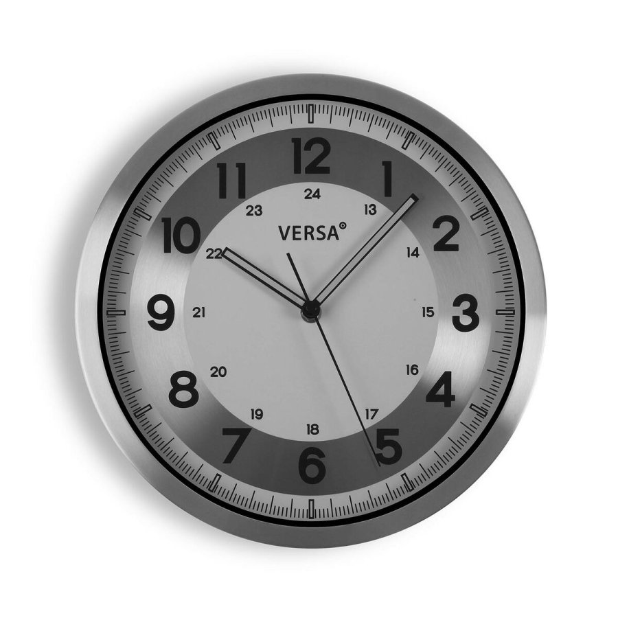 Vgur Versa Slvfarvet Metal Aluminium Kvarts 4,1 x 30,5 x 30,5 cm #1