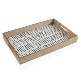 Snack bakke Versa New Lines Tr MDF (30 x 5 x 45 cm) #1