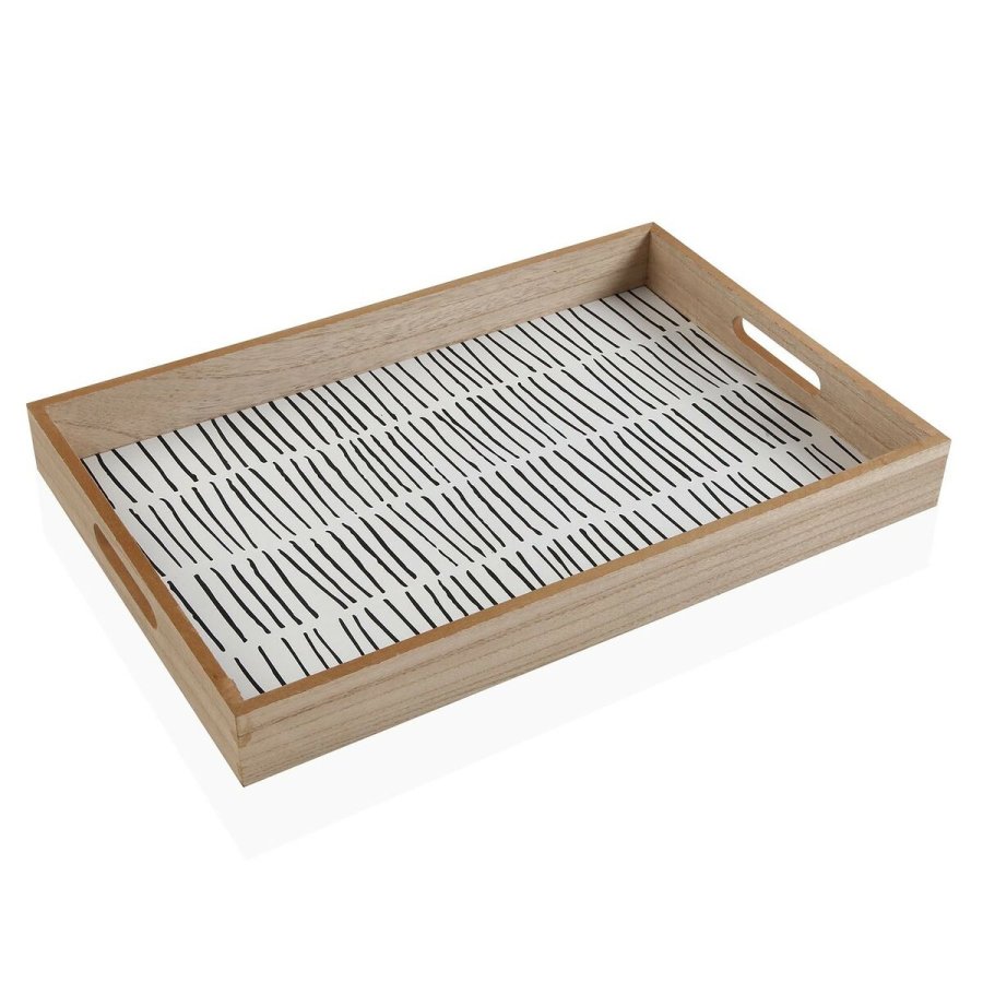 Snack bakke Versa New Lines Tr MDF (30 x 5 x 45 cm) #1