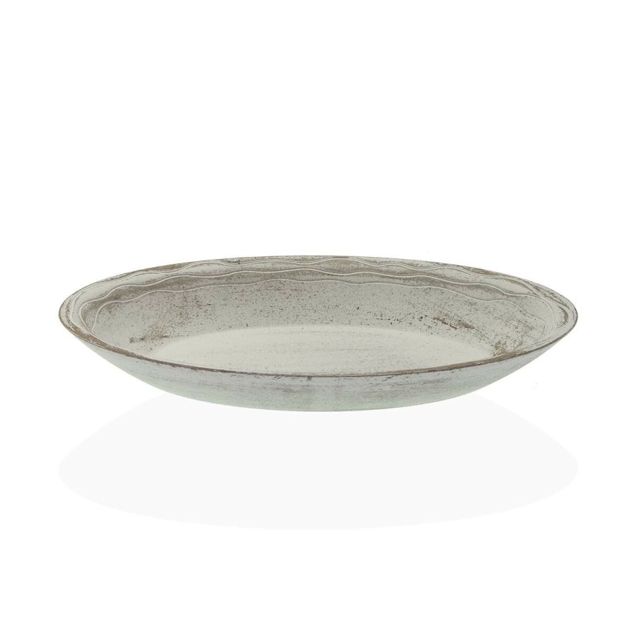 Borddekoration Versa Hvid Tr MDF 17,5 x 9 x 35 cm #1