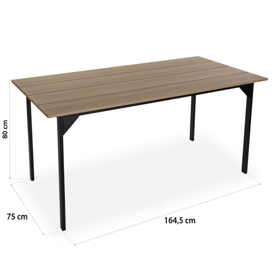 Spisebord Versa Collins Metal Melamin Tr MDF 75 x 80 x 164,5 cm #6